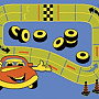 Children carpet RACING TRACK