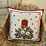 Christmas tapestry cover LARGE RED CANDLE