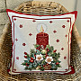 Christmas tapestry cover LARGE RED CANDLE