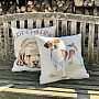 Tapestry pillow-case Dog JUST CHILLING