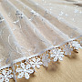 Embroidered curtain 705 WHITE