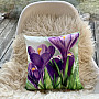 Decorative cushion cover CROCUSES