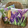 Decorative cushion cover CROCUSES