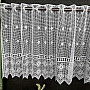 Crocheted stained glass curtain GERSTER 11428