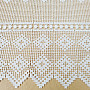 Crocheted stained glass curtain GERSTER 11428