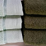 Towel and bath towel MICRO dark green