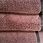 Towel and bath towel MICRO brown dark