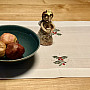 Christmas embroidered tablecloth and shawls CANDLE