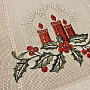 Christmas embroidered tablecloth and shawls CANDLE