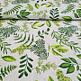 Decorative fabric PLANTS GREEN