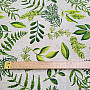 Decorative fabric PLANTS GREEN