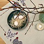 Embroidered Easter tablecloth and scarves KOHOUT and SLEPICE