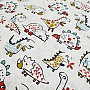 Cotton fabric DINOSAURS