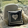 Tapestry cushion cover SELSKÁ JIZBA gray