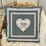 Tapestry cushion cover SELSKÁ JIZBA gray