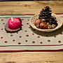 Tapestry tablecloth and scarf CHRISTMAS CANDLE