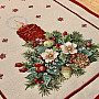 Tapestry tablecloth and scarf CHRISTMAS CANDLE