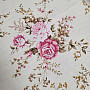 Decorative fabric ROSE RAKEL white