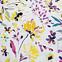 Decorative fabric ALENA lilac flowers