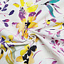 Decorative fabric ALENA lilac flowers