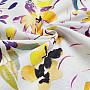 Decorative fabric ALENA lilac flowers