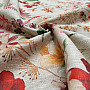 Linen fabric MEADOW FLOWERS