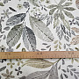 Decorative fabric Leaves MELIA brown