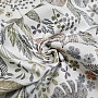 Decorative fabric Leaves MELIA brown