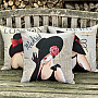 Tapestry cushion cover LADY NEW YORK