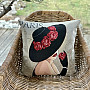 Tapestry cushion cover LADY PARIS