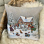 Christmas tapestry cover WINTER JOY