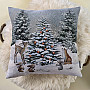 Christmas tapestry cover ANIMAL NEAR THE TREE