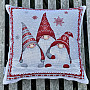 Christmas tapestry cover CHRISTMAS ELVES