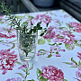 LAURA tablecloth - large pink flowers