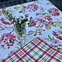 LAURA tablecloth - large pink flowers