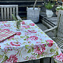 LAURA tablecloth - large pink flowers