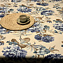 LAURA tablecloth - large blue flowers