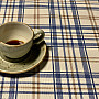 LAURA tablecloth - blue check