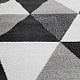 Piece carpet LOTTO triangles black / white