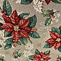 Tapestry tablecloth, scarf RED CHRISTMAS STAR