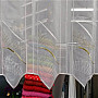 Luxurious woven short curtain