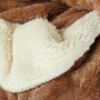 Microfiber blanket SHEEP chocolate