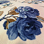 Decorative fabric LAURA - big blue flowers