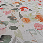 Decorative fabric FLOWERS orange