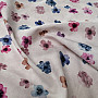 Decorative fabric FLOWERS purple-blue