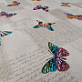 Decorative fabric BUTTERFLIES papillon