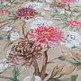 Decorative fabric PEKIN FLOWER LARGE BEIGE