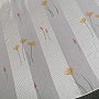 White-striped veil curtain with flowers 829291/05