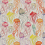 Decorative fabric JELLYFISH digital print