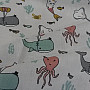 Cotton fabric SEA WORLD